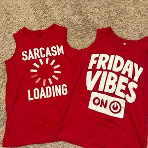 Lot of 2 Boys XL Children’s Place Tanks